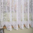 Firanka żakardowa ze wzorem po całości, wys. 180cm, kolor biały 361350/000/001/000180/1