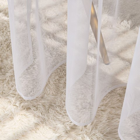 ISEN Firana gotowa na przelotkach, 250x140cm, kolor biały 625728/FGP/001/140250/1