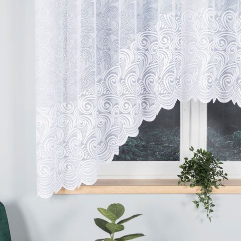 KINGA Firanka żakardowa gotowa, 160x330 cm, kolor biały 023391/FBL/001/330160/1