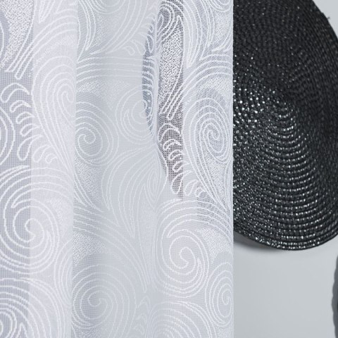 KINGA Firanka żakardowa gotowa, 160x330 cm, kolor biały 023391/FBL/001/330160/1