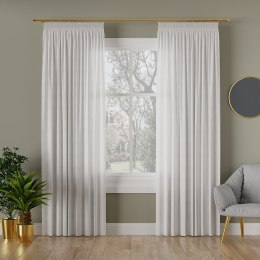 MILAS Tkanina dekoracyjna, wys. 300cm, kolor 050 biały MILAS0/000/050/000300/1