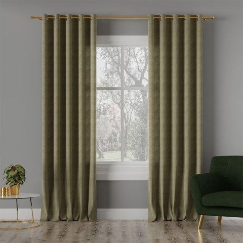 MILAS Tkanina dekoracyjna, wys. 300cm, kolor 364 ciemny szarozielony MILAS0/000/364/000300/1