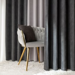 MILAS Tkanina dekoracyjna, wys. 300cm, kolor 800 ciepły grafitowy MILAS0/000/800/000300/1