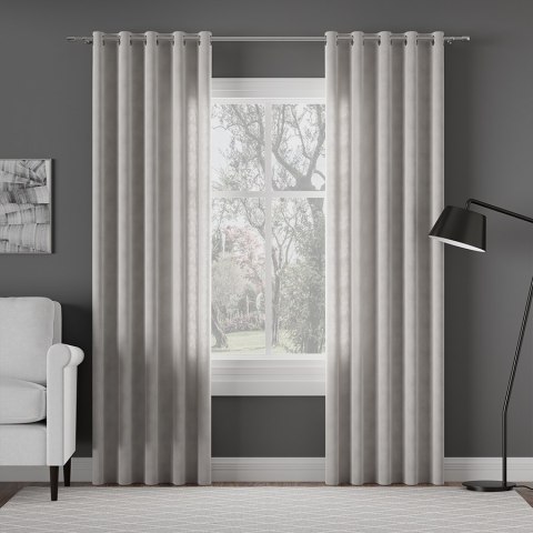 MILAS Tkanina dekoracyjna, wys. 300cm, kolor 866 stalowy MILAS0/000/866/000300/1