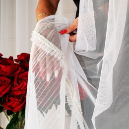 ORENA Firana gotowa na przelotkach, 250x140cm, kolor biały 626607/FGP/001/140250/1