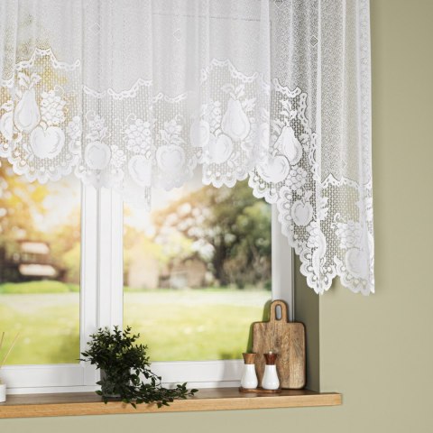 PELAGIA Firanka żakardowa gotowa, 135x300cm, kolor biały 361250/FBL/001/300135/1