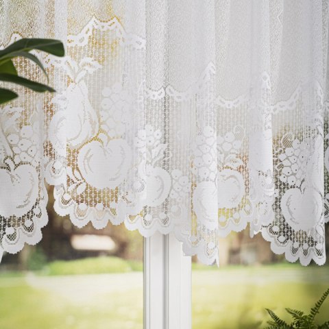 PELAGIA Firanka żakardowa gotowa, 160x400cm, kolor biały 361250/FBL/001/400160/1