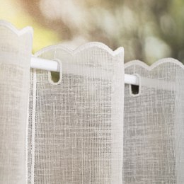 Zazdrostka haftowana w kwiaty, wys. 90 cm, kolor 010 jasny kremowy 224338/684/010/000090/1