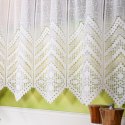 Zazdrostka żakardowa z samym dołem, wys. 70cm, kolor biały 362870/000/001/000070/1