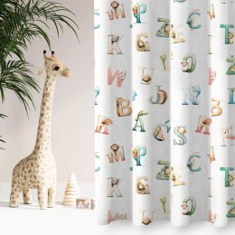 ALFABET Tkanina dekoracyjna typu MILAS, szer. 150cm, kolor 001 biały D00371/MIL/001/150000/1