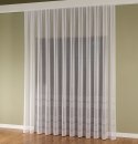 Firanka fantazyjna z ołowianką ze wzorem na samym dole z błyszczącą nitką, wys. 300cm, kolor 002 biały 001856/OLO/002/000300