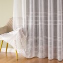 Firanka fantazyjna z ołowianką ze wzorem na samym dole ze złotą błyszczącą nitką, wys. 300cm, kolor 004 biały 001856/OLO/004