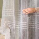 Firanka fantazyjna z ołowianką ze wzorem na samym dole ze złotą błyszczącą nitką, wys. 300cm, kolor 004 biały 001856/OLO/004