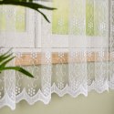 Firanka haftowana, wys. 170cm, kolor biały FH0037/020/001/000170/1