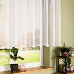 Firanka żakardowa, wys. 120cm, kolor biały 023456/000/001/000120/1