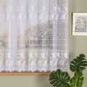 Firanka żakardowa ze wzorem po całości, wys. 150cm, kolor biały 049348/000/001/000150/1