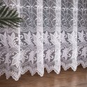 Firanka żakardowa ze wzorem po całości, wys. 230cm, kolor biały 049348/000/001/000230/1