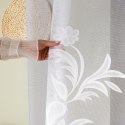 Firanka żakardowa ze wzorem rosnącym, wys. 250cm, kolor biały 054452/000/001/000250/1
