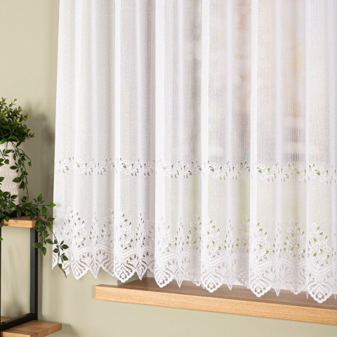 JAGODA Firanka żakardowa gotowa, 160x400 cm, kolor biały 018534/FBP/001/400160/1