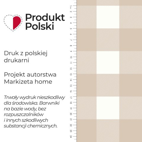 KRATA AVENIA Tkanina dekoracyjna NINA WODOODPORNA, szer. 160cm, kolor 004 beżowy D00410/NIW/004/160000/1
