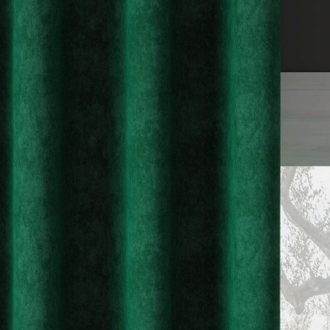 MILAS Zasłona gotowa na taśmie, 260x140cm, kolor 788 szmaragdowy MILAS0/ZGT/788/140260/1