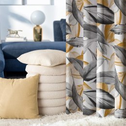 PERUGA Tkanina dekoracyjna typu MILAS, szer. 150cm, kolor 008 musztardowy D00008/MIL/008/150000/1