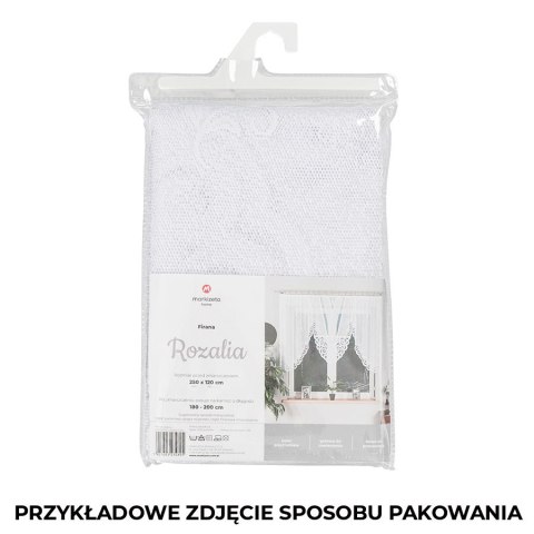 ROZALIA Firanka żakardowa gotowa, 160x450cm, kolor biały 019370/FBL/001/450160/1