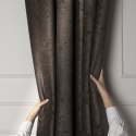 SOFT Tkanina dekoracyjna, wys. 285cm, kolor 009 ciemny chłodny brązowy TD0035/TDP/009/000285/1