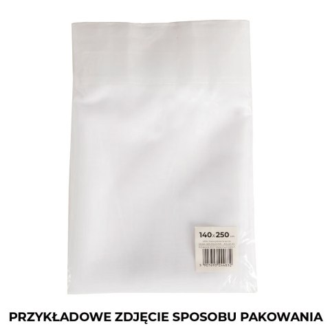 WOAL Firana gotowa na taśmie, 250x140cm, kolor biały 002301/FGT/001/140250/1