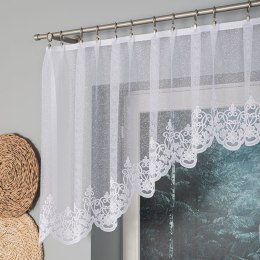 ŻANETA Firanka żakardowa gotowa, 80x300cm, kolor biały 181043/FBL/001/300080/1