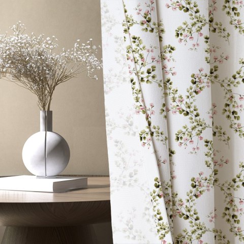 ZIELINA Tkanina dekoracyjna typu MILAS, szerokość 150cm, kolor biały D00318/MIL/001/150000/1