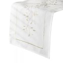 ZIELONA MELODIA Bieżnik z haftem, 38x160cm, kolor biały 291829/KSP/L01/038160/1
