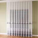 Firanka fantazyjna z ołowianką, wys. 300cm, kolor 006 szarobeżowy 001834/OLO/006/000300/1