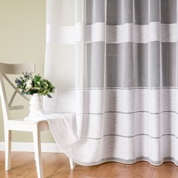 Firanka fantazyjna z ołowianką, wys. 300cm, kolor 008 biały 001834/OLO/008/000300/1