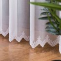 Firanka haftowana ze wzorem na samym dole, wys. 300cm, kolor biały 122089/000/001/000300/1