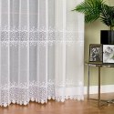 Firanka z aplikacją, dwupasowa, wys. 290cm, kolor 010 offwhite APL003/433/010/000290/1