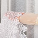 Firanka z aplikacją, dwupasowa, wys. 290cm, kolor 010 offwhite APL003/433/010/000290/1