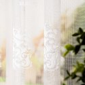 Firanka żakardowa ze wzorem po całości, wys. 160cm, kolor biały 626928/000/001/000160/1