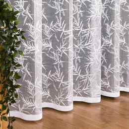 Firanka żakardowa ze wzorem po całości, wys. 250cm, kolor biały 626912/000/001/000250/1