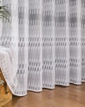 Firanka żakardowa ze wzorem po całości, wys. 280cm, kolor biały 625907/000/001/000280/1