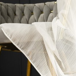 ISALINE Firana fantazyjna z ołowianką, wys. 350cm, kolor 012 kremowy 723728/OLO/012/000350/1