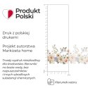 KWIATY Z EFEKTEM WYSZYWANIA Firanka żakardowa gotowa na prosto 023456, 160x250cm, kolor biały P00178/FB