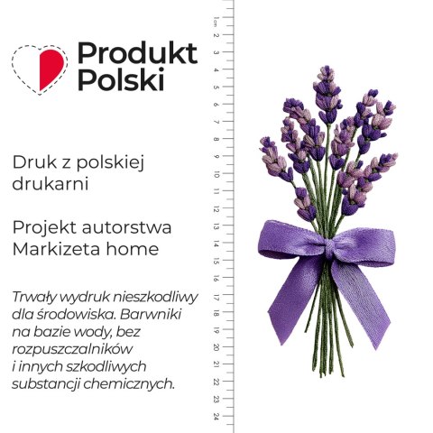 LAWENDA Zazdrostka żakardowa 626120, wys. 50cm, kolor 010 fioletowy D00429/ZAZ/010/000050/1