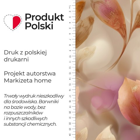 LIŚCIE ALMA Tkanina dekoracyjna BLACKOUT, szer.145cm, kolor 004 beżowy D00439/BLC/004/145000/1