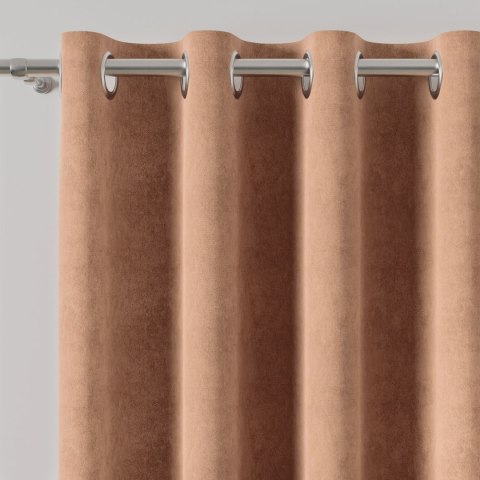 MILAS Zasłona gotowa na przelotkach, 260x140cm, kolor 006 kawowy MILAS0/ZGP/006/140260/1