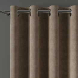 MILAS Zasłona gotowa na przelotkach, 260x140cm, kolor 043 ciemny ciepły beż MILAS0/ZGP/043/140260/1