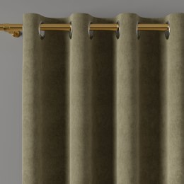MILAS Zasłona gotowa na przelotkach, 260x140cm, kolor 364 ciemny szarozielony MILAS0/ZGP/364/140260/1