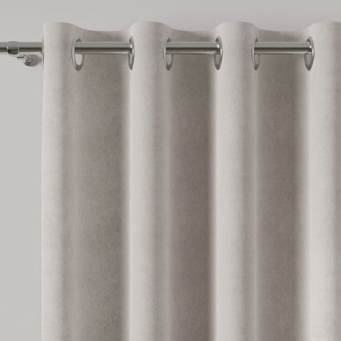 MILAS Zasłona gotowa na przelotkach, 260x140cm, kolor 866 stalowy MILAS0/ZGP/866/140260/1