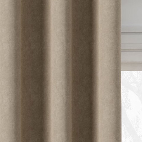 MILAS Zasłona gotowa na taśmie, 260x140cm, kolor 005 jasny beżowy MILAS0/ZGT/005/140260/1