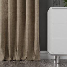 MILAS Zasłona gotowa na taśmie, 260x140cm, kolor 043 ciemny ciepły beż MILAS0/ZGT/043/140260/1